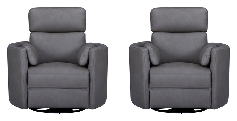 Radius - Manual Swivel Recliner - JaxCo Furniture