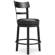 Valebeck - Full Back Swivel Stool - JaxCo Furniture
