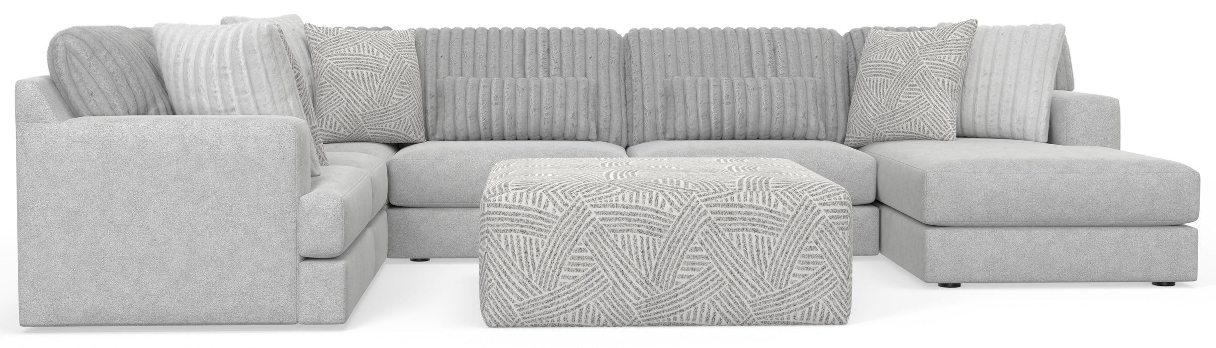 Logan - Upholstered Sectional Set - JaxCo Furniture