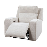 Lancaster - Power Zero Gravity Recliner P2 - Fluffy River Rock - JaxCo Furniture