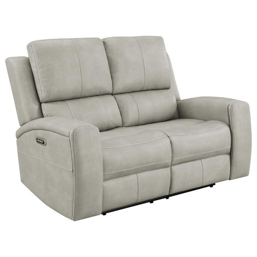 Brickston - Triple Power Reclining Loveseat - JaxCo Furniture