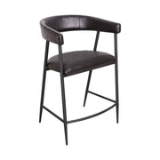 Preston - Counter Stool - Black - JaxCo Furniture