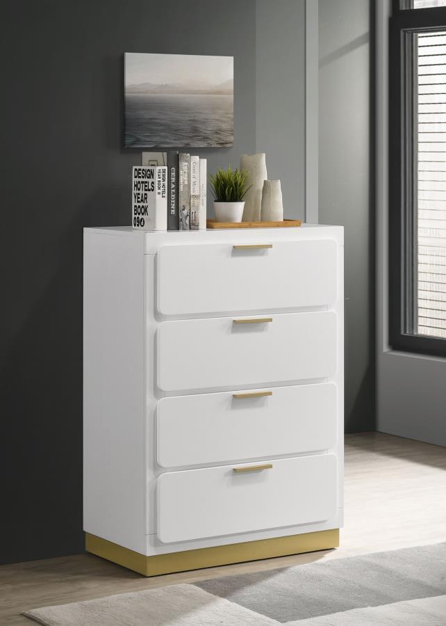 Caraway - 4-Drawer Bedroom Chest - JaxCo Furniture