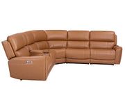 Hancock - Zero Gravity Power Reclining Sectional With Power Adjustable Headrests - JaxCo Furniture