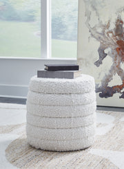 Duntler - Ivory - Storage Ottoman - JaxCo Furniture