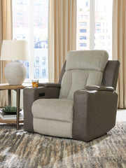 WhipLash - Sisal - Power Recliner With Adj Headrest - JaxCo Furniture