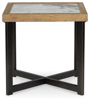 Montia - Multi - Square End Table - JaxCo Furniture