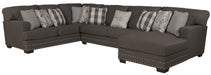 Crawford - Sectional With Accent Pillows - JaxCo Furniture