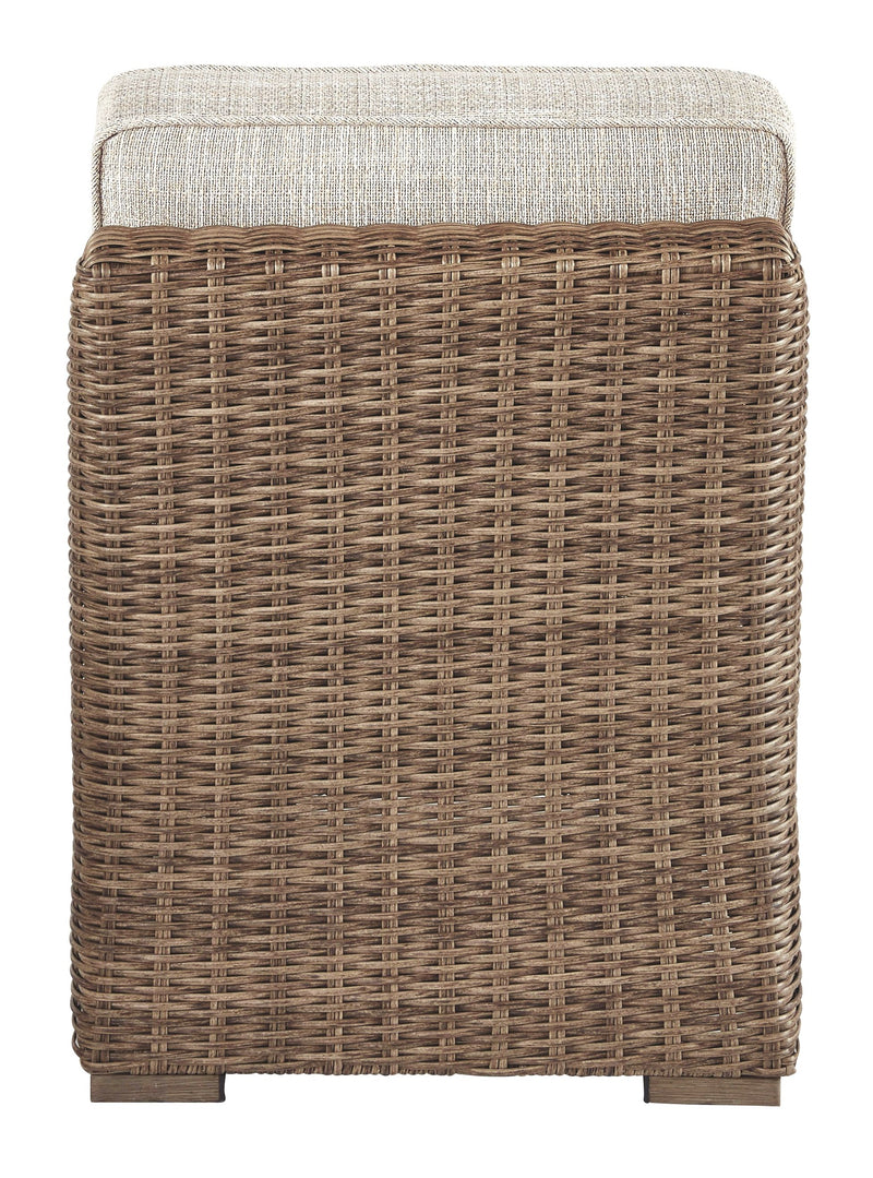 Beachcroft - Beige - Armless Chair w/Cushion - JaxCo Furniture