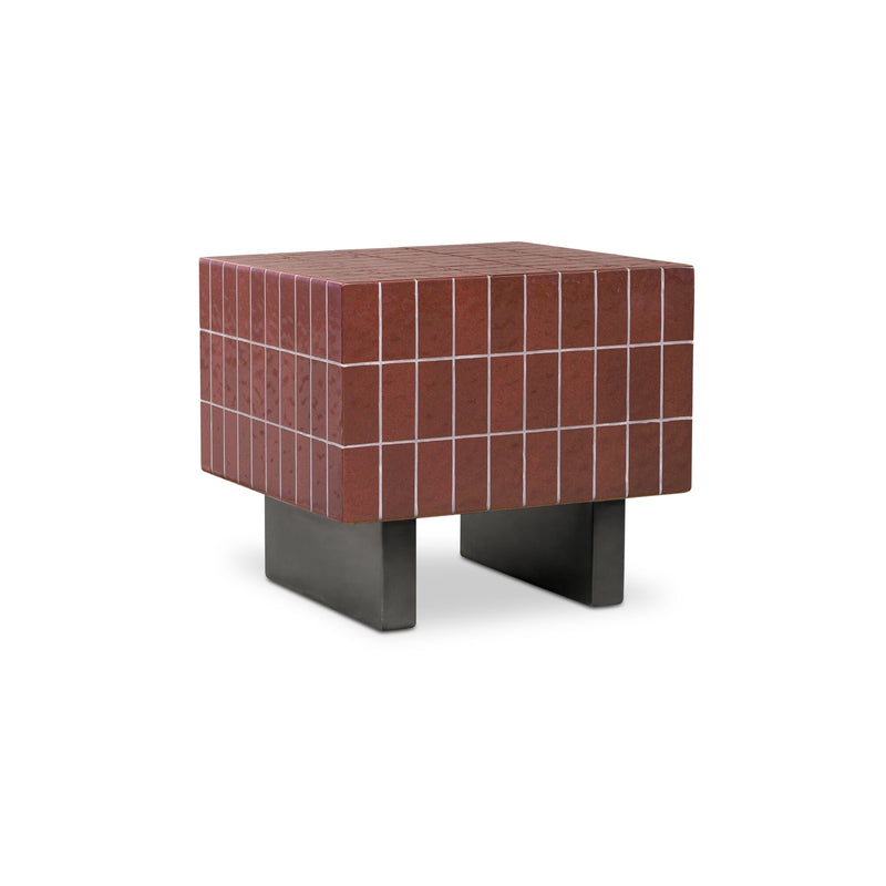 Farren - Outdoor Side Table - Brown