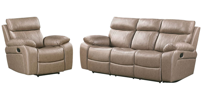 Theon - Manual Glider Reclining Sofa Set - JaxCo Furniture