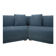 Fraser - 4 Piece Modular Sectional - Deep Blue - JaxCo Furniture