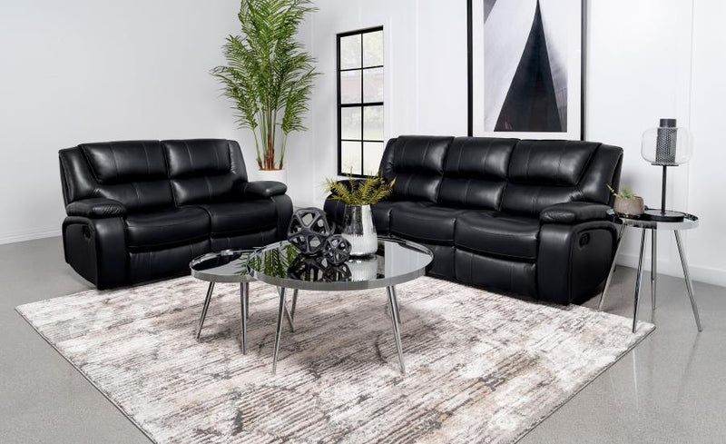 Camila - Upholstered Reclining Sofa Set - JaxCo Furniture