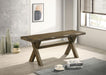 Alston - Wood Dining Bench - Knotty Nutmeg - JaxCo Furniture