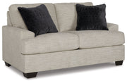 Vayda - Pebble - Loveseat - JaxCo Furniture