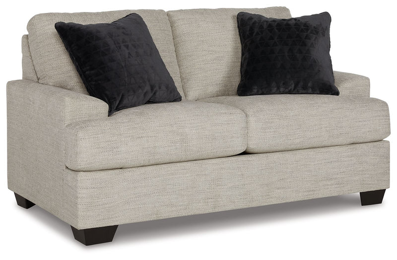 Vayda - Pebble - Loveseat - JaxCo Furniture