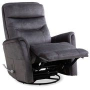 Gemini - Manual Swivel Glider Recliner - JaxCo Furniture