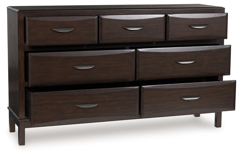 Vanmore - Dark Brown - Dresser - JaxCo Furniture