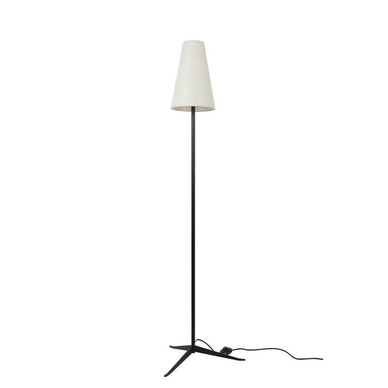 Mathis - Floor Lamp - Black / White - JaxCo Furniture