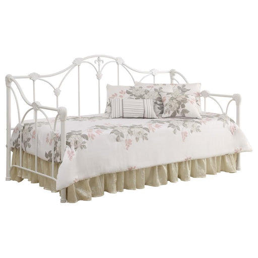 Halladay - Metal Twin Daybed - White - JaxCo Furniture