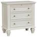 Sandy Beach - 3-drawer Nightstand - JaxCo Furniture