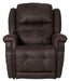 Haywood - Power Headrest Power Lift Lay Flat Recliner With Heat & Massage - Chocolate - 44" - JaxCo Furniture