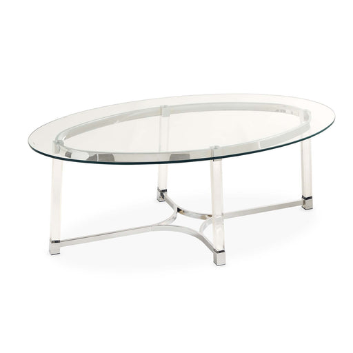 Lucinda - Coffee Table - Chrome - 54" - JaxCo Furniture