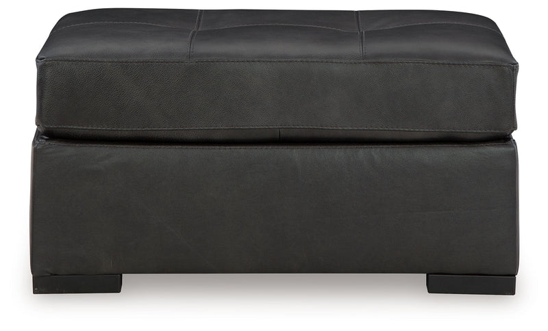 Brindley Pier - Fog - Oversized Accent Ottoman - JaxCo Furniture