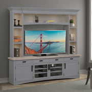 Americana Modern - TV Console with Hutch and LED Lights - JaxCo Furniture