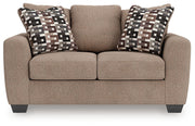 Triston-Peaks - Suede - Loveseat - JaxCo Furniture