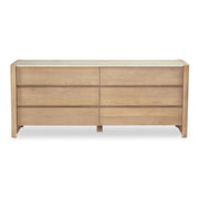 Lane - 6 Drawer Dresser - Natural - JaxCo Furniture