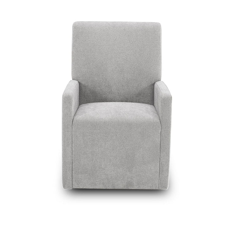 Escape - Dining Upholstered Caster Chair - Mirage Mist - JaxCo Furniture