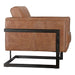 Luxley - Club Chair - Cappuccino - JaxCo Furniture