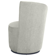 Nueva - Upholstered Swivel Chair Curved Backrest - JaxCo Furniture
