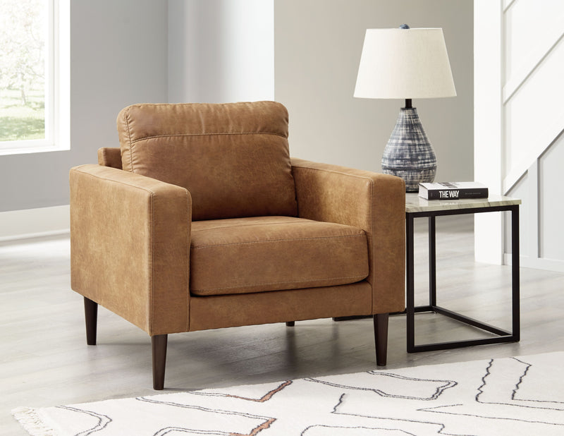Telora - Caramel - Chair - JaxCo Furniture