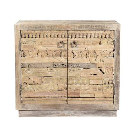 Alta - 2 Door Carved Panel Sideboard - Antique White - JaxCo Furniture