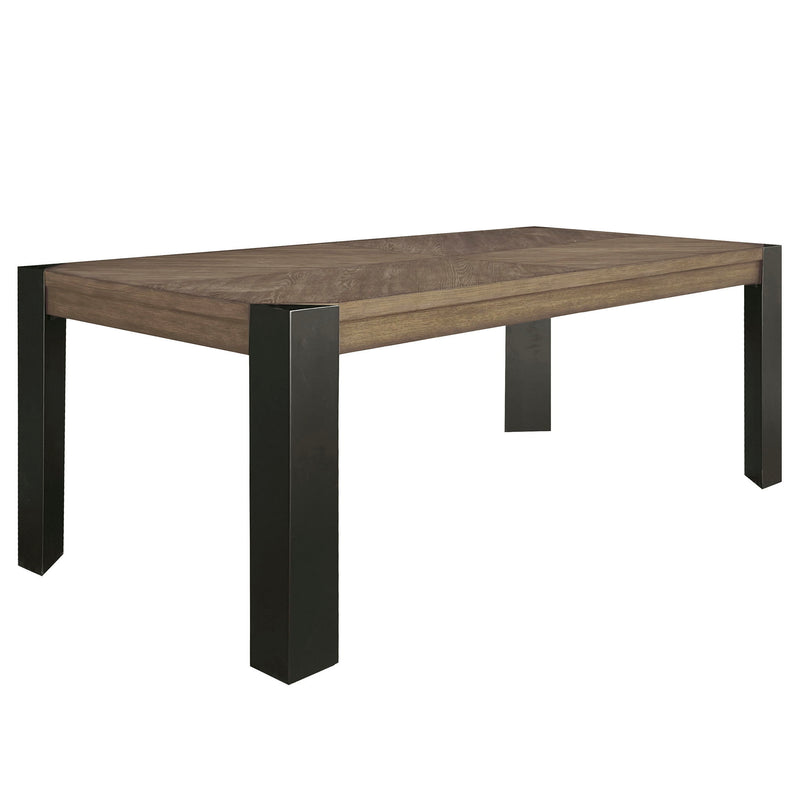 Cedar Fork - Rectangular Dining Table - Smoked Arabica - JaxCo Furniture