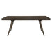 Wes - Rectangular Wood Dining Table - Dark Walnut - JaxCo Furniture