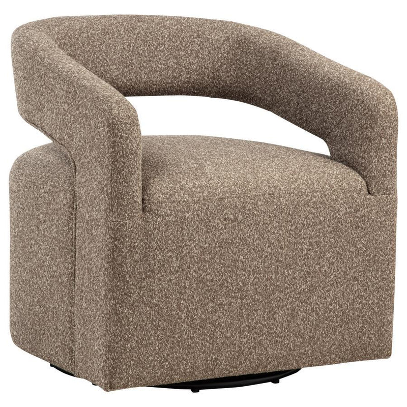 Westhill - Boucle Upholstered Swivel Accent Chair - JaxCo Furniture