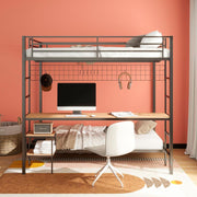 Campus - Metal Workstation Bunk Bed - JaxCo Furniture