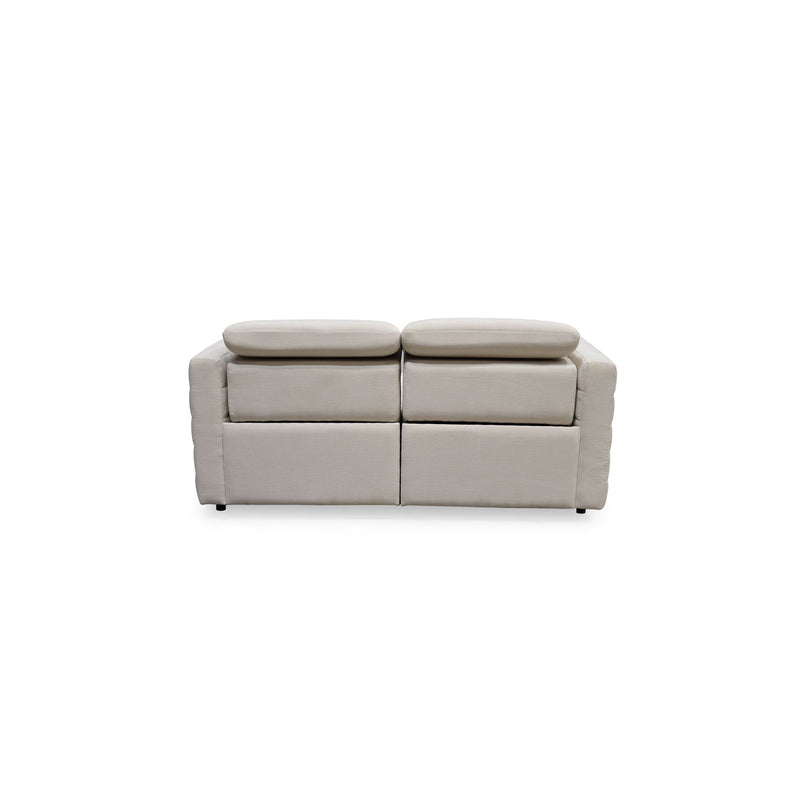 Juno - Power Recliner Sofa - Off White - JaxCo Furniture