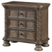 Emmett - 3-Drawer Nightstand - Walnut - JaxCo Furniture