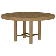 Arini - 60" Round Wood Dining Room Table - Sand Wash - JaxCo Furniture