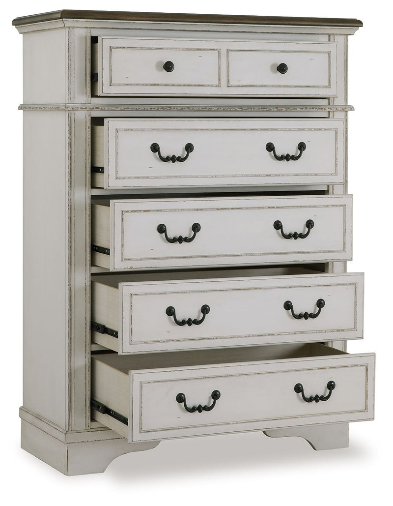 Blendon - Two-tone - Five Drawer Chest - JaxCo Furniture