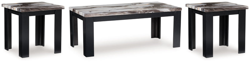 Jazmore - Dark Brown - Occasional Table Set (Set of 3) - JaxCo Furniture