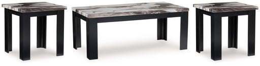 Jazmore - Dark Brown - Occasional Table Set (Set of 3) - JaxCo Furniture