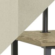 Shianne - Metal Tray Lamp  - Black - JaxCo Furniture