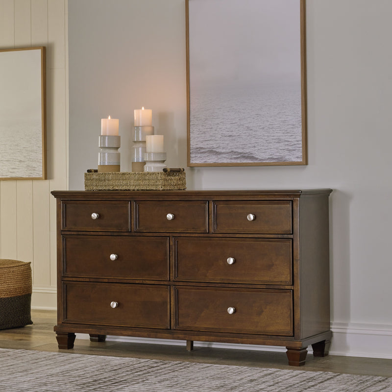 Danabrin - Brown - Dresser - JaxCo Furniture