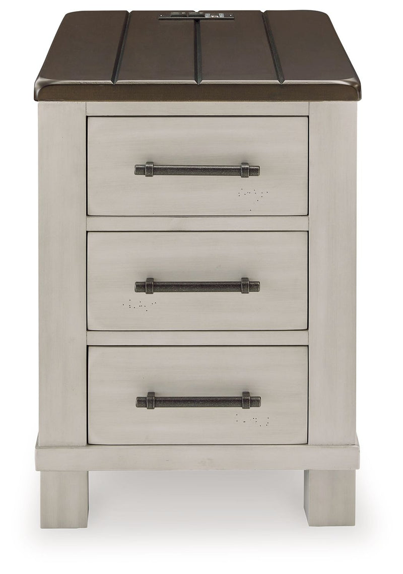 Darborn - Gray / Brown - Chair Side End Table - JaxCo Furniture