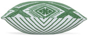 Bellvale - Green / White - Pillow - JaxCo Furniture